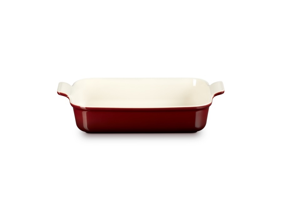 LE CREUSET Tradition, Pirofila rettangolare 32 cm in gres vetrificato - rhone