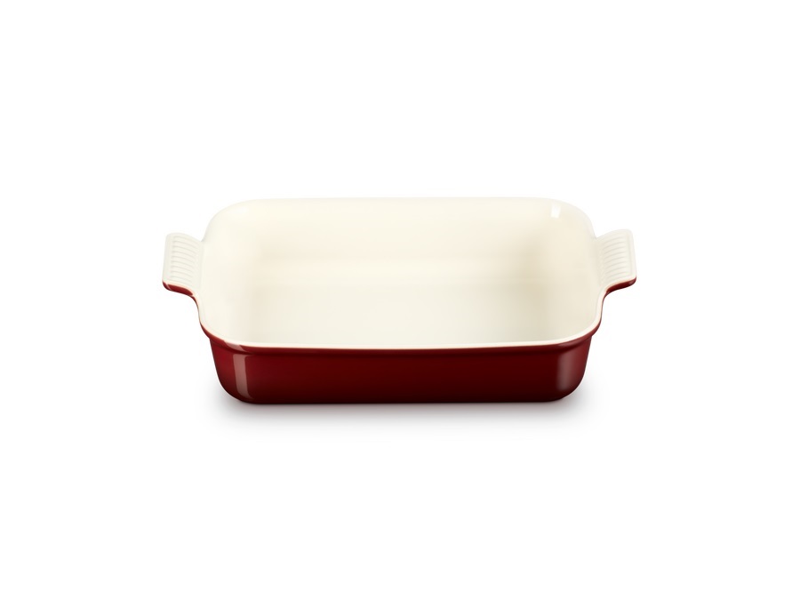 LE CREUSET Tradition, Pirofila rettangolare 32 cm in gres vetrificato - rhone