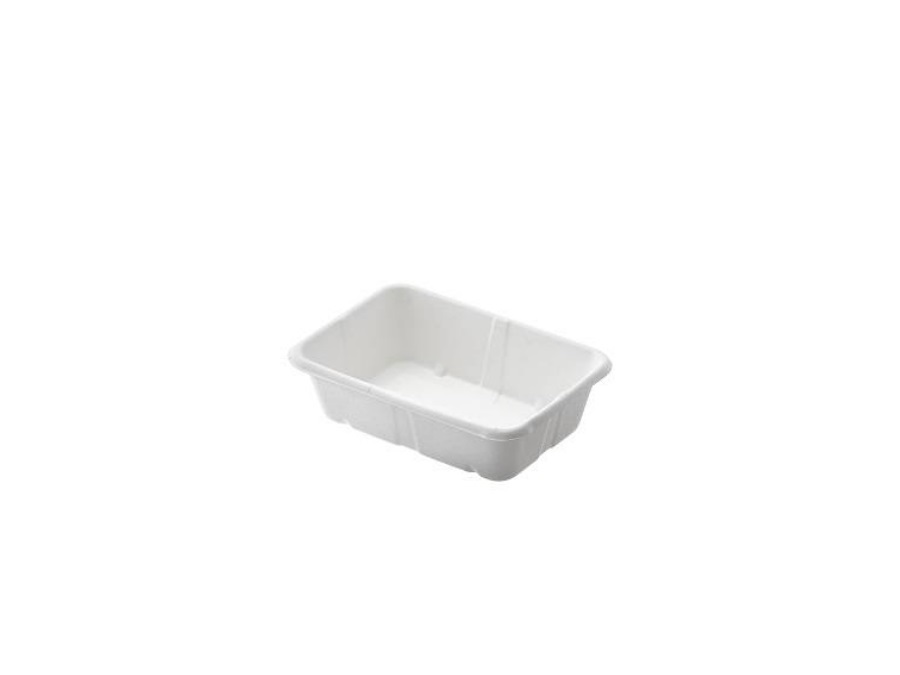 LEONE Vaschetta rett. in polpa 650 ml - cm 18x12x5h - 50 pz