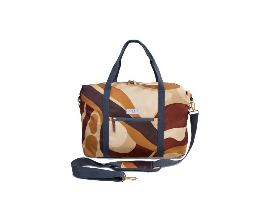 KIND BAG LONDON WEEKENDER BAG, Abstract Caramel