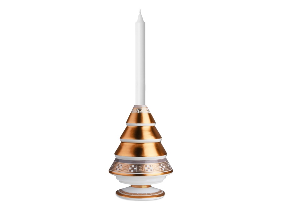 BACI MILANO Xmas gala - portacandela small solid copper